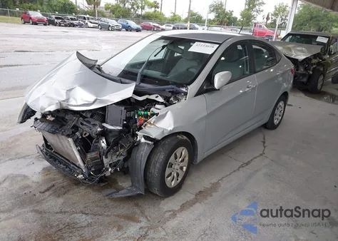 2016 Hyundai Accent Se z USA, uszkodzony, nr VIN KMHCT4AE8GU059186
